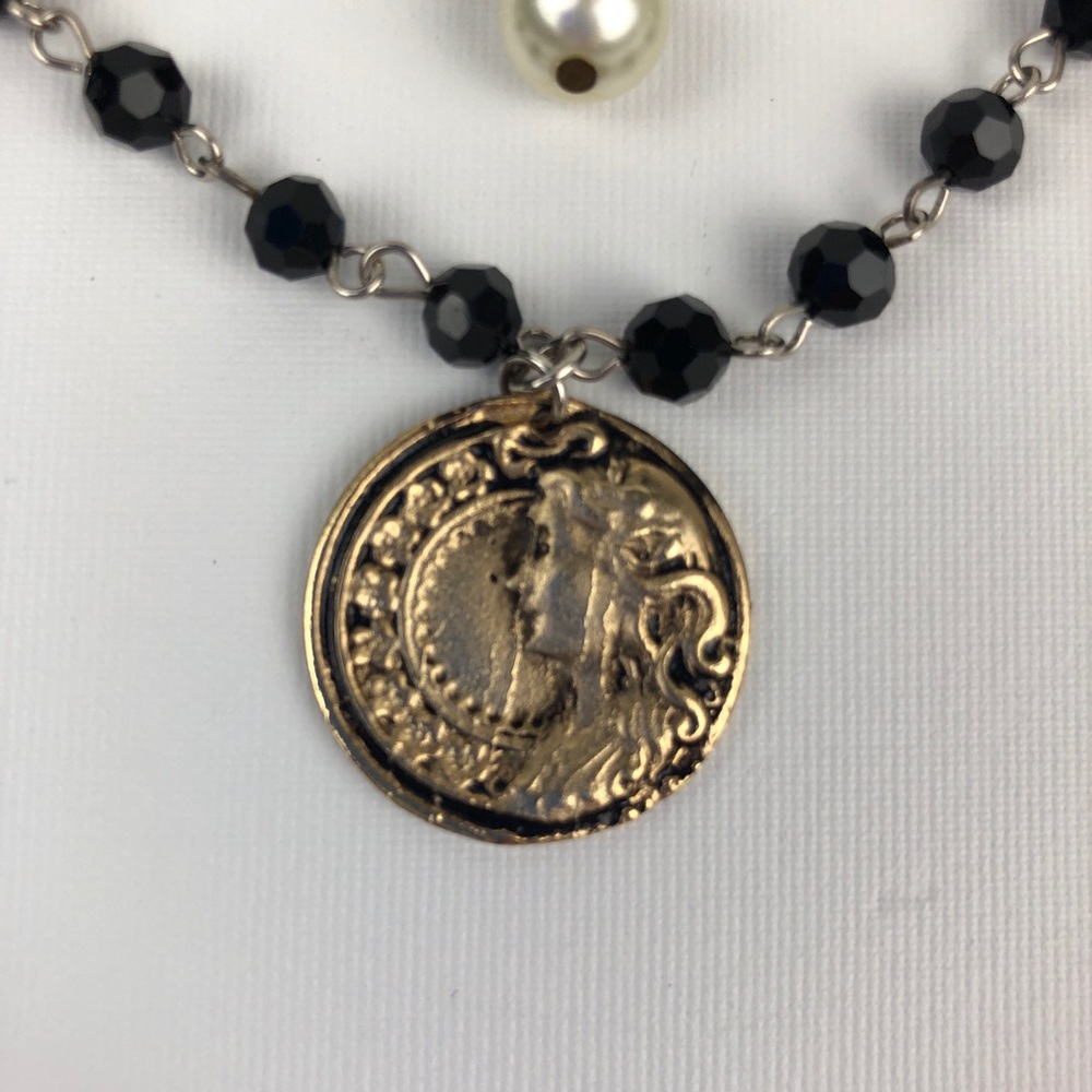 Vintage Tat2 Roman Coin Necklace - Picture 4 of 8